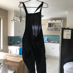 Black overalls